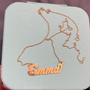 Emma 14k gold necklace